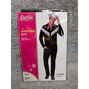 Spirit Halloween Barbie The Movie Western Ken Cosplay Costume Adult Small